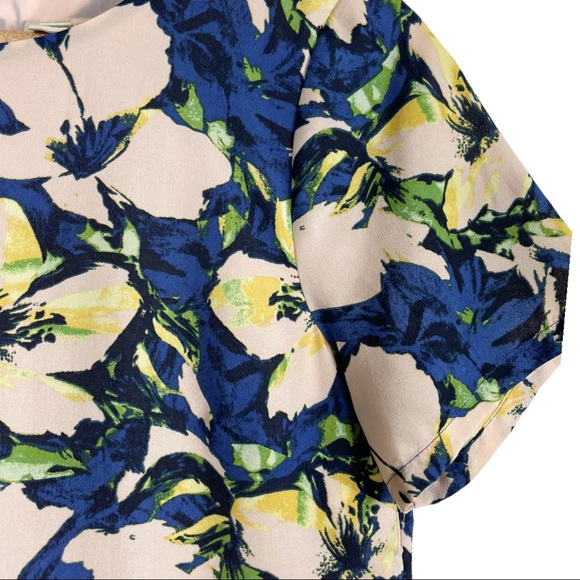 J.Crew Factory Floral Gallery Shift Dress Size 2P - Picture 3 of 9